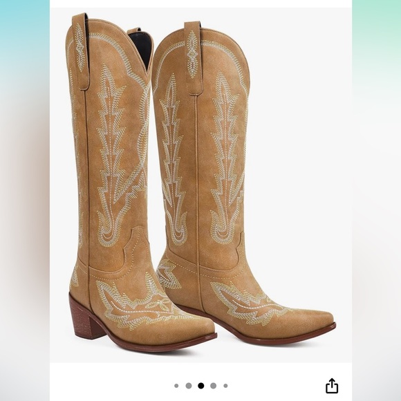 Ouepiano Cowboy Boots for Women - Picture 4 of 7